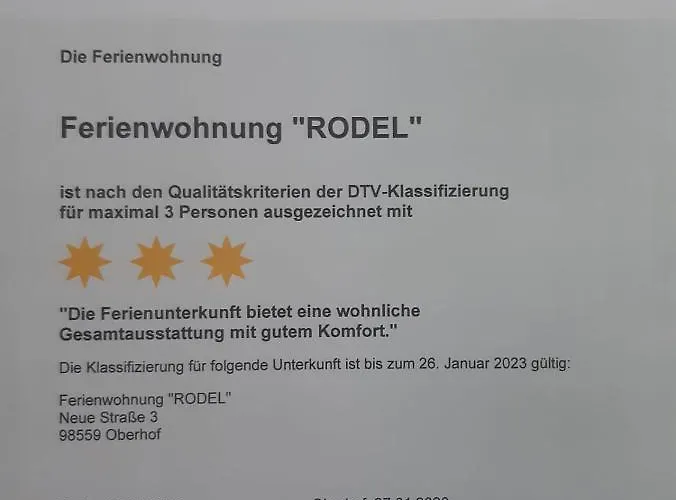 Haus Sonnenruh Daire Oberhof (Thuringia)